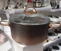 Кастрюля 2,6л ч/медь 3035-ср