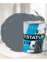 Эмаль ПФ-115 "STATUS" серая 0,8 кг