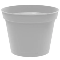 Горшок д/цветов 1,2л с поддоном (серый) "Mint"
