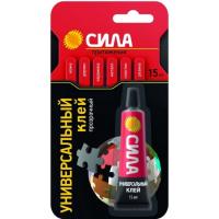 Клей СИЛА 15мл универс. прозрачный (SUBL 1-15)