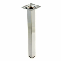 Ножка Стройбат мебельная 25х25х250мм хром