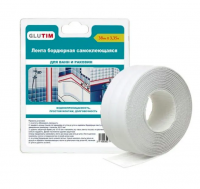 Лента бордюрная д/раковин и ванн 30*30мм*3,35м балая "GLUTIM"
