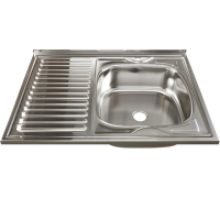 Мойка нерж. 60х80см (0,4мм) правая