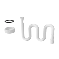 Гофра д/сифона с гайкой 1 1/2" 1300мм 1335