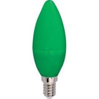 Лампа Ecola LED В35 6W E14 Зеленая