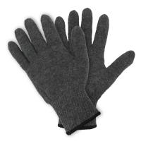 Перчатки вязаные шерстяные б/покрытия серые