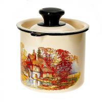 Кружка 1л эмаль Старая мельница сл.к с/к 40204-072/4-у9см