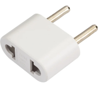 Переходник евро плоский белый 1806-0087