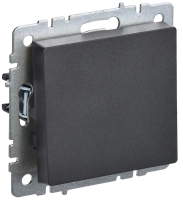 Выключатель 1СП 10А прох.мех.черн.Brite ВС10-1-6-БрЧ