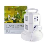 Сет.фильтр стойка 2Layers Multi Plug 3м*6роз.