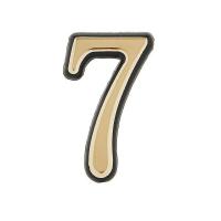 Цифра Большая пластик "7" золото