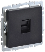 Розетка комп.RJ45 кат.5Е мех.черн.Brite РК10-БрЧ