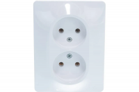 Розетка 2СП GSL000120 бел.