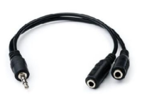 Кабель AUX Atcom Jack 1м силикон черн.АТ6850