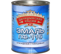 Эмаль ПФ-115 белая "Царицынская "0,4кг