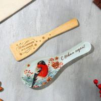 Набор подставка под ложку ,лопатка С Новым Годом 7706129