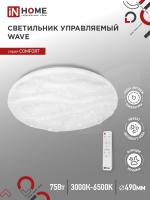 Светильник In Home WAVE 75Вт 3-6К пульт