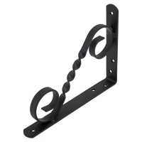 Кронштейн фигурный Домарт 200*150  мод.3 черный