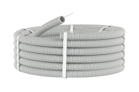 20589 Труба гофр.32мм ПВХ (серая) с зондом 1м