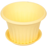 Горшок д/цветов Кэрол 1л (банановый) М3155