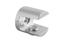 Полкодержатель д/стекл. полок d=10мм (6-10мм) хром 