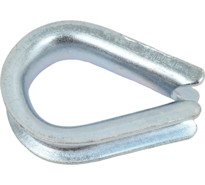 Коуш 8мм для стальных канатов 8мм оцинк.