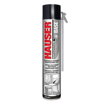 Пена монтажная 400мл всесезонная "HAUSER BASE"