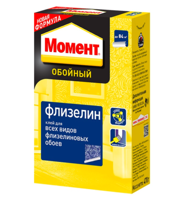 Обойный клей Момент Флизелин 470гр 3000294