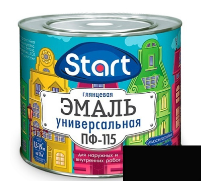 Эмаль ПФ-115 чёрный 0,4кг Старт