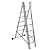 Лестница 3х7 ступеней 2,05/3,19/4,29м вес 8,70кг