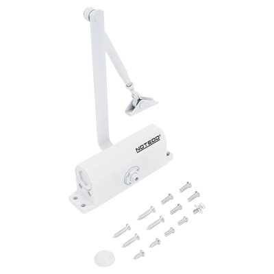 Доводчик дверной NOTEDO DS-070 белый до 70кг
