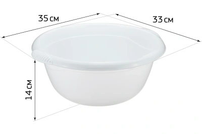 Таз 6,5л. белый М2505