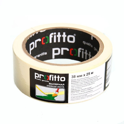 Малярная лента 38мм*25м "PROFITTO"