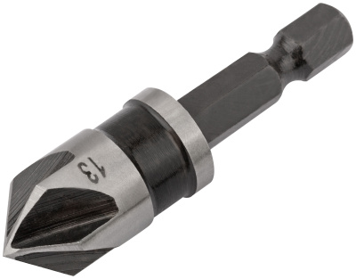 Зенкер конический 13мм, хвостовик под биту 36445