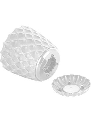 Горшок для цветов InGreen Wave 0,65л,D115мм белоснежный жасмин