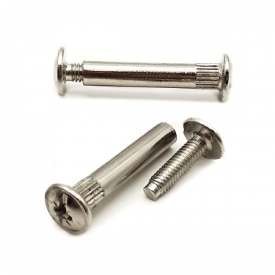 Стяжка межсек.М4 5х30мм мет. никель 4шт