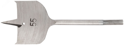 Сверло по дереву перовое 55х152мм  36165