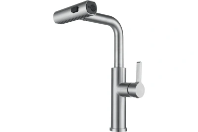 Смеситель для кухни ПСМ-300-96 STEEL AISI-304 с выдвиж.лейкой