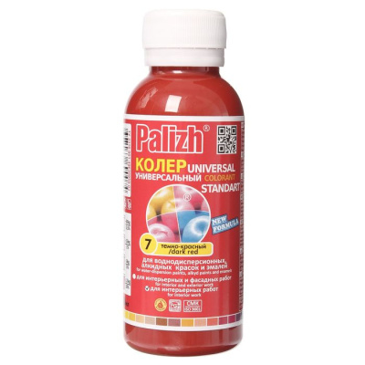 Колер Палитра №7 100мл темно-красный