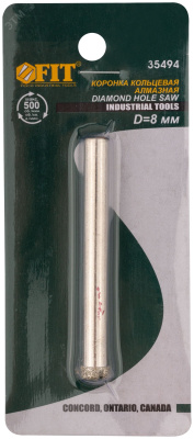 Коронка алмазная 8мм  д/керамогр.,мрам.35494