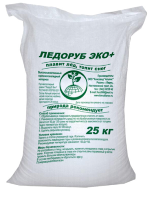 Противогололёдный реагент "Ледоруб" 25кг