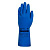 Перчатки защитные КЩС латексные L синий (444КНSС)