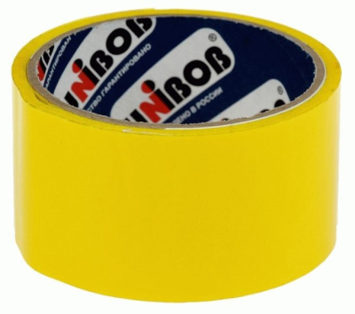 Скотч желтый 48/24 "UNIBOB" 