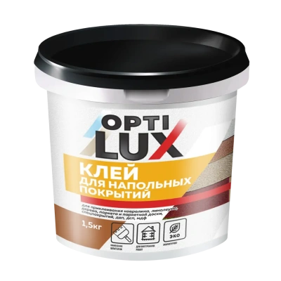 Клей д/напольных покрытий 1,5кг "Оптилюкс" 