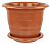 Горшок "Виола" 3,5л. коричневый 
