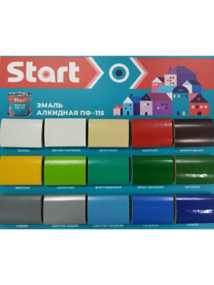 Эмаль ПФ-115 белый 0,4кг "Старт"