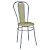 Стул LAKSI Белла хром/беж. СБ3