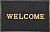 Коврик придверный 40*60см WELCOME пористый черный 