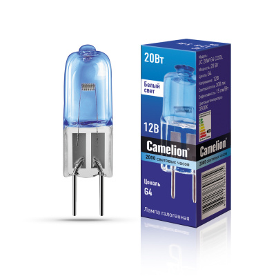 Лампа Camelion JC 20W G4 12В COOL