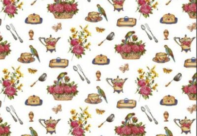 Скатерть Стил с бейкой 135*180 (Корзины) "541/0 "